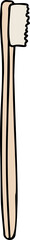 A hand drawn illustration of toothbrush beauty product

