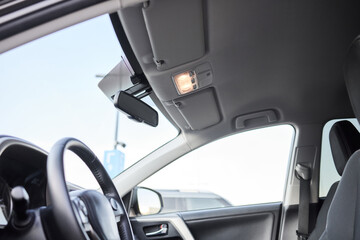 Gadget car sun visor and rearview mirror are automotive exterior accessories