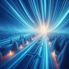 Frosted polycarbonate iceblue glow (2)