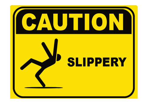 caution slipery sign p2