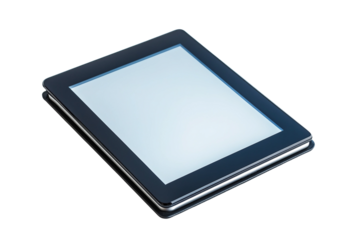 Casual book reader pose isolated on transparent background