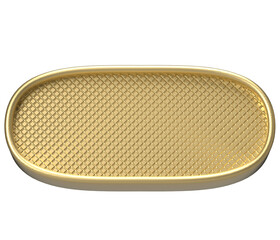 Gold Ellipse Badge Backdrop