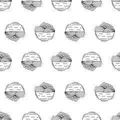 food pattern. fast food seamless pattern. doodle food and beverage seamless pattern. food background