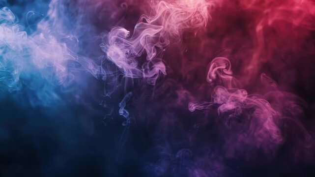 A close-up shot of smoke on a dark background