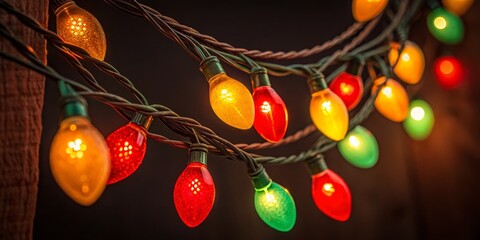 String of Holiday Lights,Bulbs, Festive