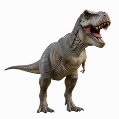 Fototapeta premium Tyrannosaurus rex or T-Rex is a dinosaur that is an icon of prehistoric carnivores and is nicknamed the 'king of the dinosaurs