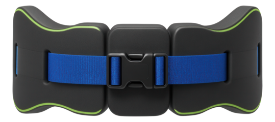 Foam flotation belt with quick-release buckle for aquatic exercise classes
