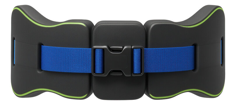 Foam flotation belt with quick-release buckle for aquatic exercise classes
