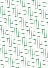 Seamless Green Herringbone Pattern