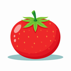 Obraz premium Red Tomato Illustration
