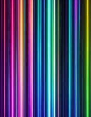 Obraz premium Vibrant vertical neon stripes