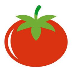 tomatto on white vector art