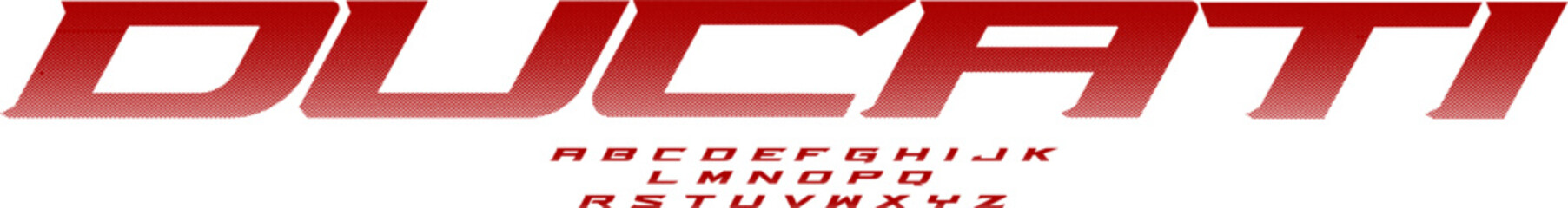 Futuristic Racing Italic Font - Speed Sport Typeface