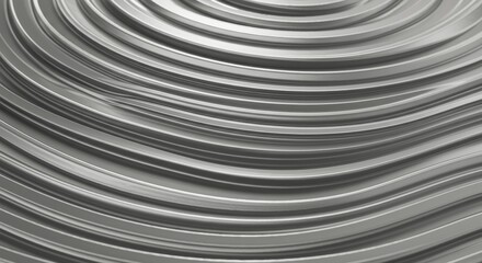 Silver Liquid Metal Swirls Abstract Background Design