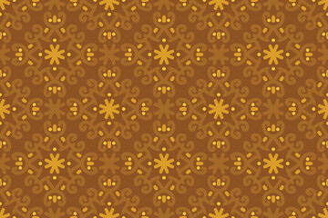seamless pattern with retro color