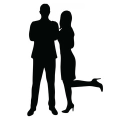 Man in suit standing face wit...