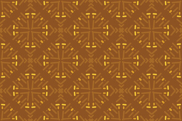 seamless pattern with retro color