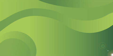 Modern abstract green gradient background with smooth wave patterns and subtle geometric elements. Perfect for web design, branding, and creative projects