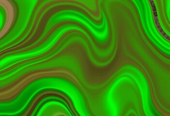 Abstract dynamic wave pattern, vibrant green background ,  green,  wave