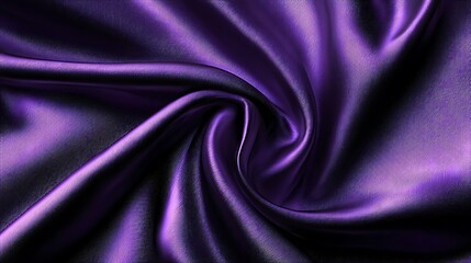 Elegant Purple Silk Fabric Drape with Iridescent Slubs