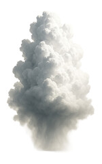 Monsoon cloud with towering cumulus formation and distinct, billowy edges