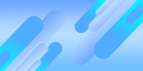 Illustration of a straight rectangular gradient in blue 