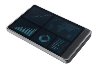 Split-screen digital display allowing simultaneous view of multiple systems