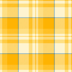 40s plaid tartan pattern, picnic blanket fabric background check. Diverse texture seamless textile vector in light and bright colors.