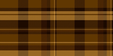 Classic plaid design featuring rich brown and gold hues. Seamless pattern creates a warm, comforting texture. Perfect for backgrounds, textiles, or graphic projects.