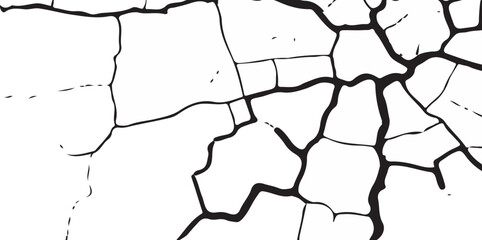 crack concrete white wall or Cement wall background