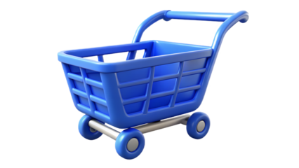 Shopping trolley icon design 