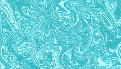 A captivating design showcases swirling turquoise and light teal hues in a mesmerizing marbled pattern.