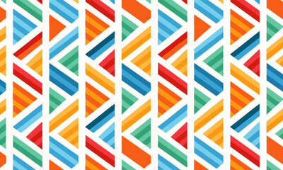 Bold Geometric Woven Seamless Pattern, Abstract Background with an Interlocking Chevron or Basket Weave Texture for Modern Fabric Print
