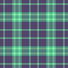 Geometric plaid pattern with intersecting lines in muted green and purple. A versatile background for designs needing a structured, classic feel. Ideal for textiles, web design, or craft projects.