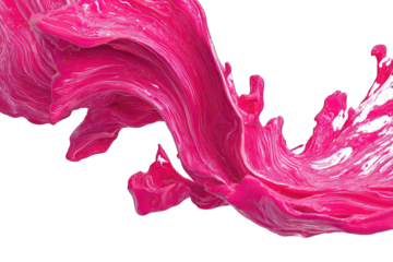Abstract magenta liquid splash