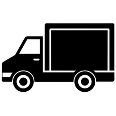 Fototapeta premium truck icon vector illustration