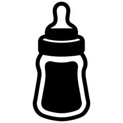 baby bottle and spoon