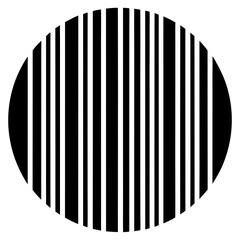 black and white barcode vector