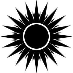 sun vector icon