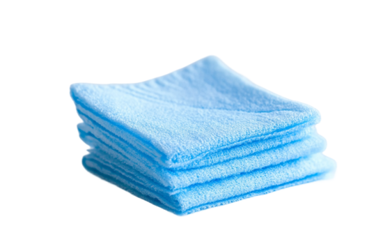 Disposable disinfecting cloths isolated on transparent background