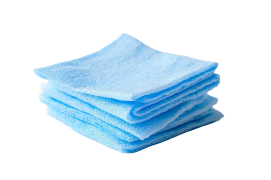 Sanitizing wipes for hands isolated on transparent background