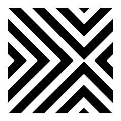 Black and white geometric pattern with diagonal lines abstract