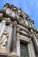 Fototapeta premium Cathedral in Catania, Italy
