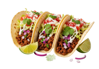 Delicious Ground Beef Tacos with Fresh Toppings