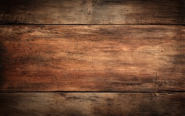 Rustic wooden planks, rich brown tones