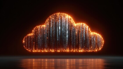 Abstract cloud digital art