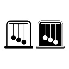 Newton's Cradle Pendulum Balls Swinging newtons cradle physics