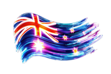 Abstract waving flag design