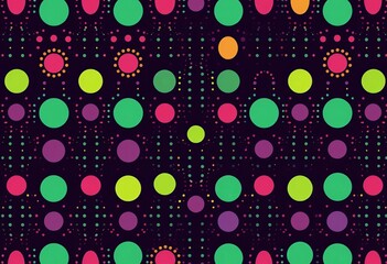 Seamless vector dotted geometric patterns; abstract modern backgrounds, repeating elements, print, background