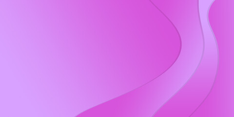 Illustration of a curved wave pattern in pink gradient